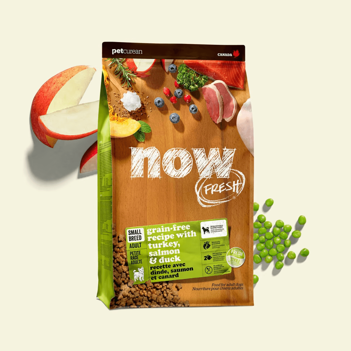 NOW FRESH 小型成犬乾糧 (火雞, 三文魚及鴨) 配方 ADULT SMALL BREED