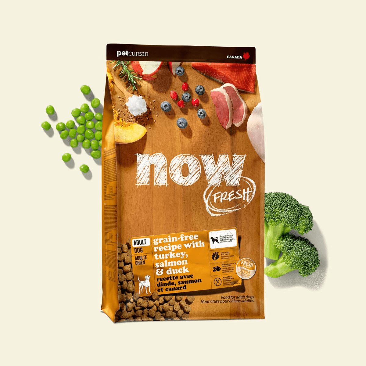 NOW FRESH 無穀物成犬乾糧 (火雞+三文魚+鴨肉) GRAIN FREE ADULT