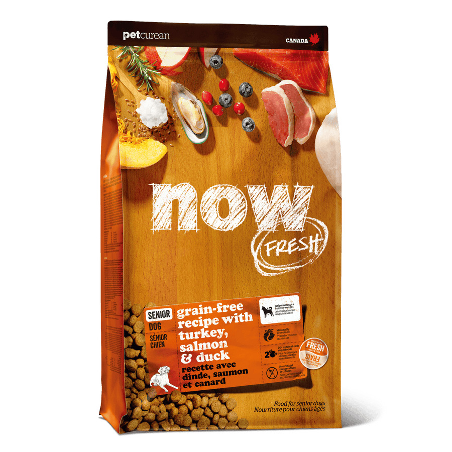 NOW FRESH 無穀物老犬乾糧 (火雞+三文魚+鴨肉) GRAIN FREE SENIOR