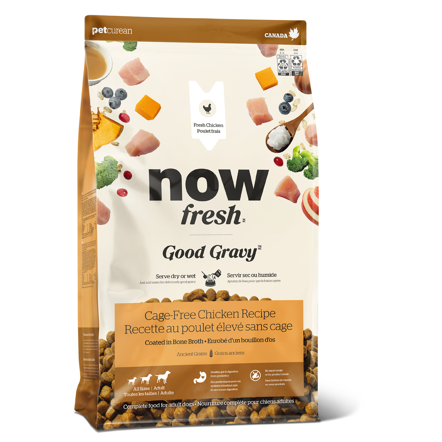 NOW FRESH Good Gravy 香濃火雞骨湯外層乾糧 成犬 雞肉配方(含古代穀物)