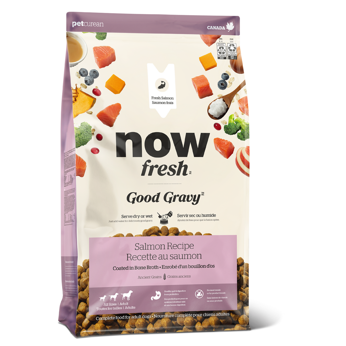 NOW FRESH Good Gravy 香濃火雞骨湯外層乾糧 成犬 三文魚配方(含古代穀物)