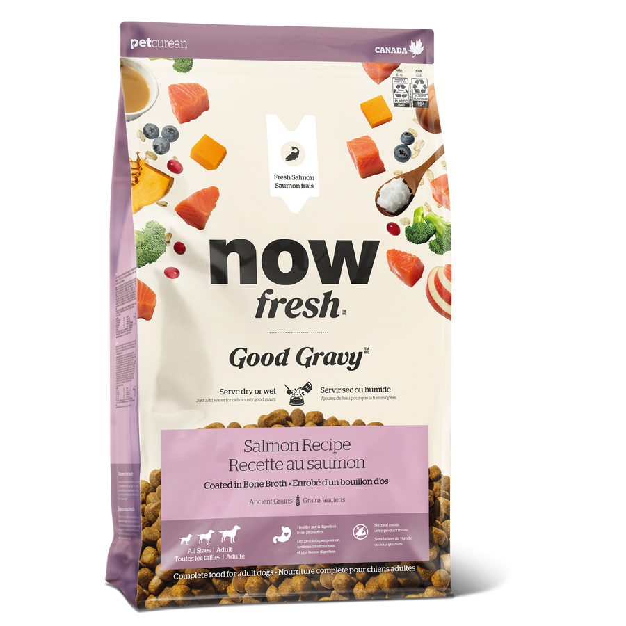 NOW FRESH Good Gravy 香濃火雞骨湯外層乾糧 成犬 三文魚配方(含古代穀物)