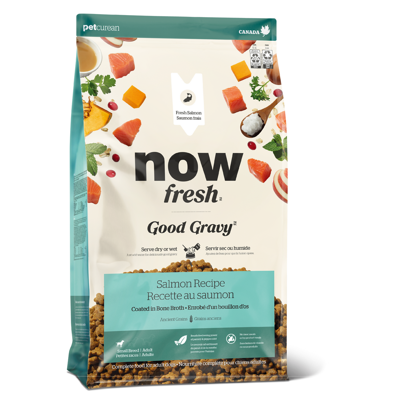 NOW FRESH Good Gravy 香濃火雞骨湯外層乾糧 小型成犬 三文魚配方(含古代穀物)