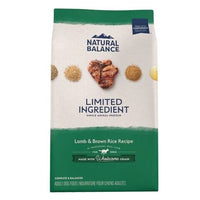 NATURAL BALANCE - 單一蛋白無榖物成犬乾糧 - 羊肉及糙米