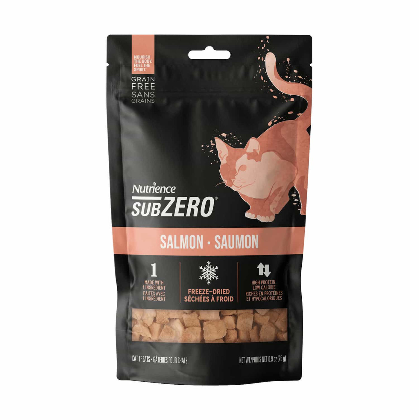 Nutrience_Sub_Zero_凍乾脫水三文魚小食25g_全貓用