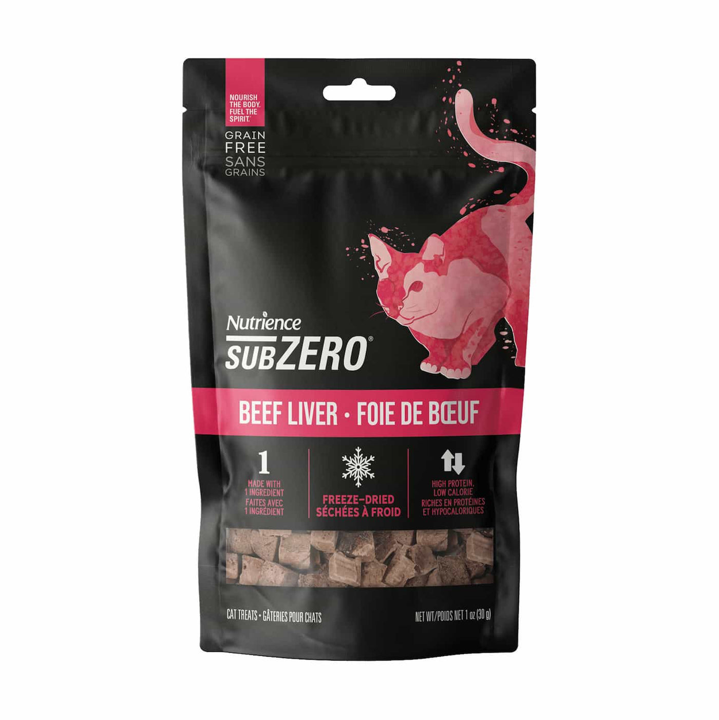 Nutrience_Sub_Zero_凍乾脫水牛肝小食30g_全貓用