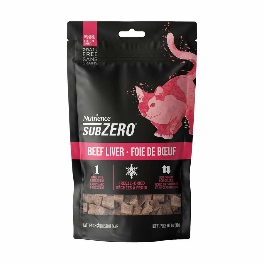 Nutrience_Sub_Zero_凍乾脫水牛肝小食30g_全貓用