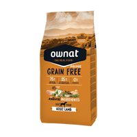 OWNAT 成年犬低敏蛋白配方-放牧草飼小羔羊犬糧 (大顆粒) - GRAIN FREE PRIME ADULT LAMB (FOR DOG)