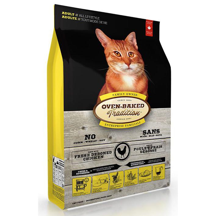 Oven Baked (奧雲寶) 成貓糧 - 北美新鮮去骨走地雞 Adult Cat Chicken