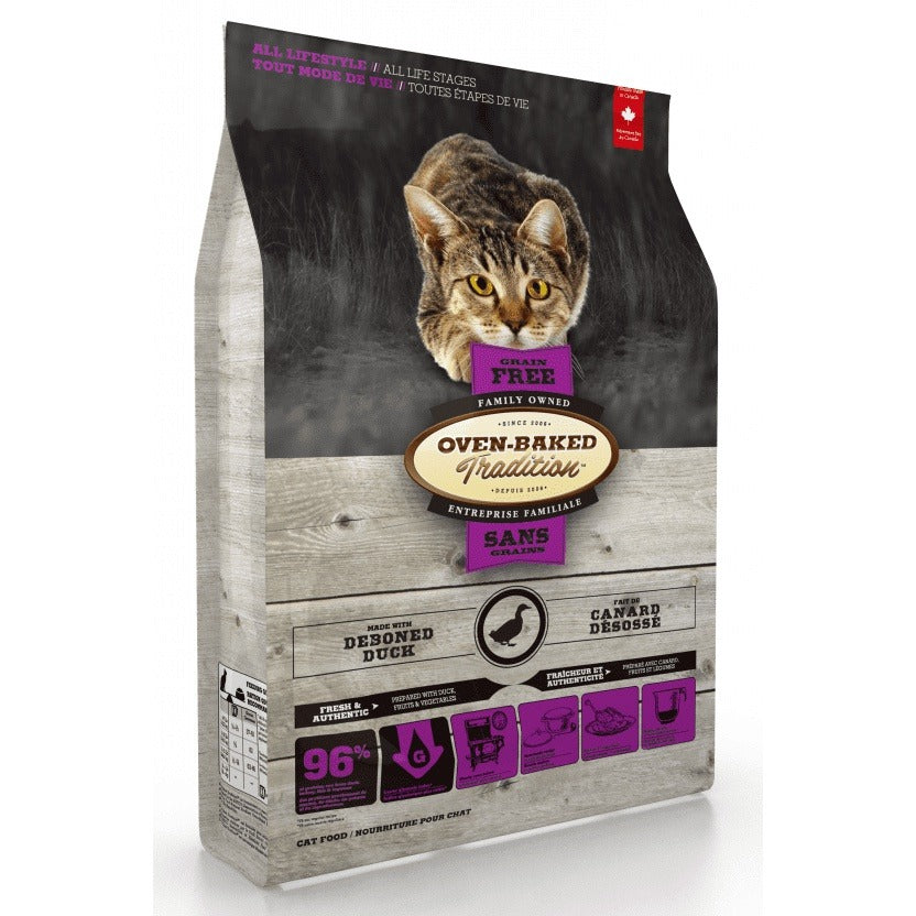 Oven Baked (奧雲寶) 全貓糧 - 無穀物鴨肉配方