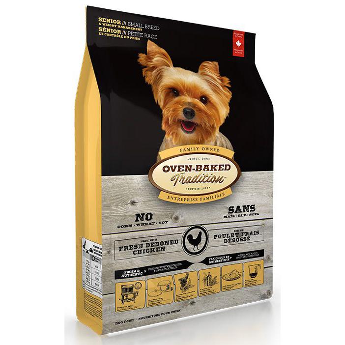 Oven Baked (奧雲寶) 低卡老犬糧 - 細粒裝 - 北美新鮮去骨走地雞及野生三文魚