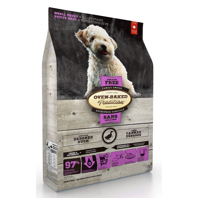 Oven Baked (奧雲寶) 小型犬糧 - 無穀物鴨肉配方 Small Dog Duck