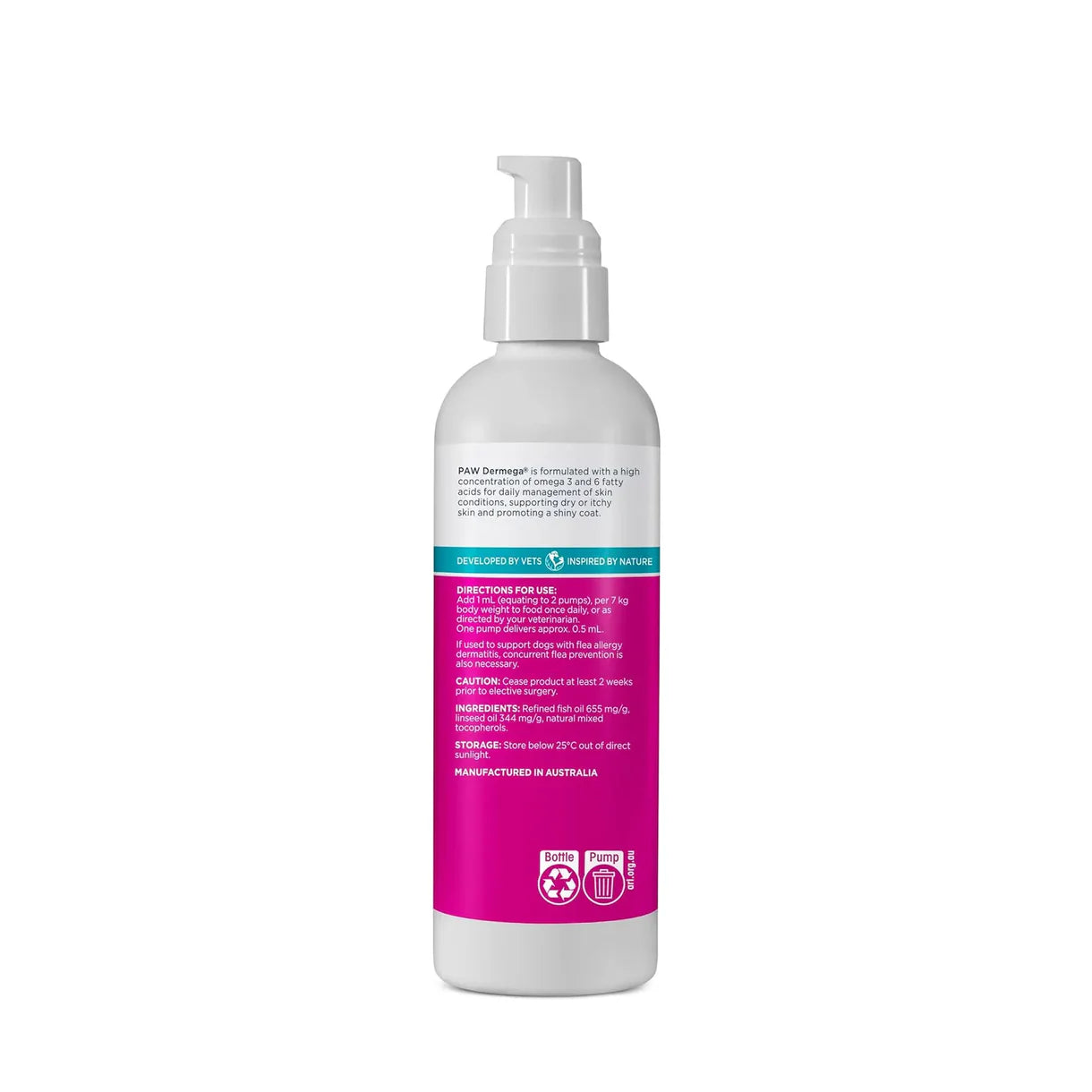 PAW DERMEGA 200ML 狗用皮膚護理口服補充劑 200ml