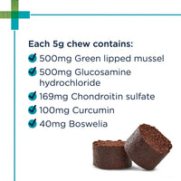PAW OSTEOADVANCED CLINICAL JOINT SUPPORT CHEWS 300G 60'S 狗用關節全面強效護理配方 300g 60粒裝
