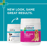 PAW COAT, SKIN AND NAILS CHEW 300G 60'S 狗用 毛髮、指甲及皮膚健康咀嚼片 300g 60粒裝