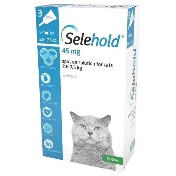 Selehold 預防寄生蟲滴劑 (3支裝)