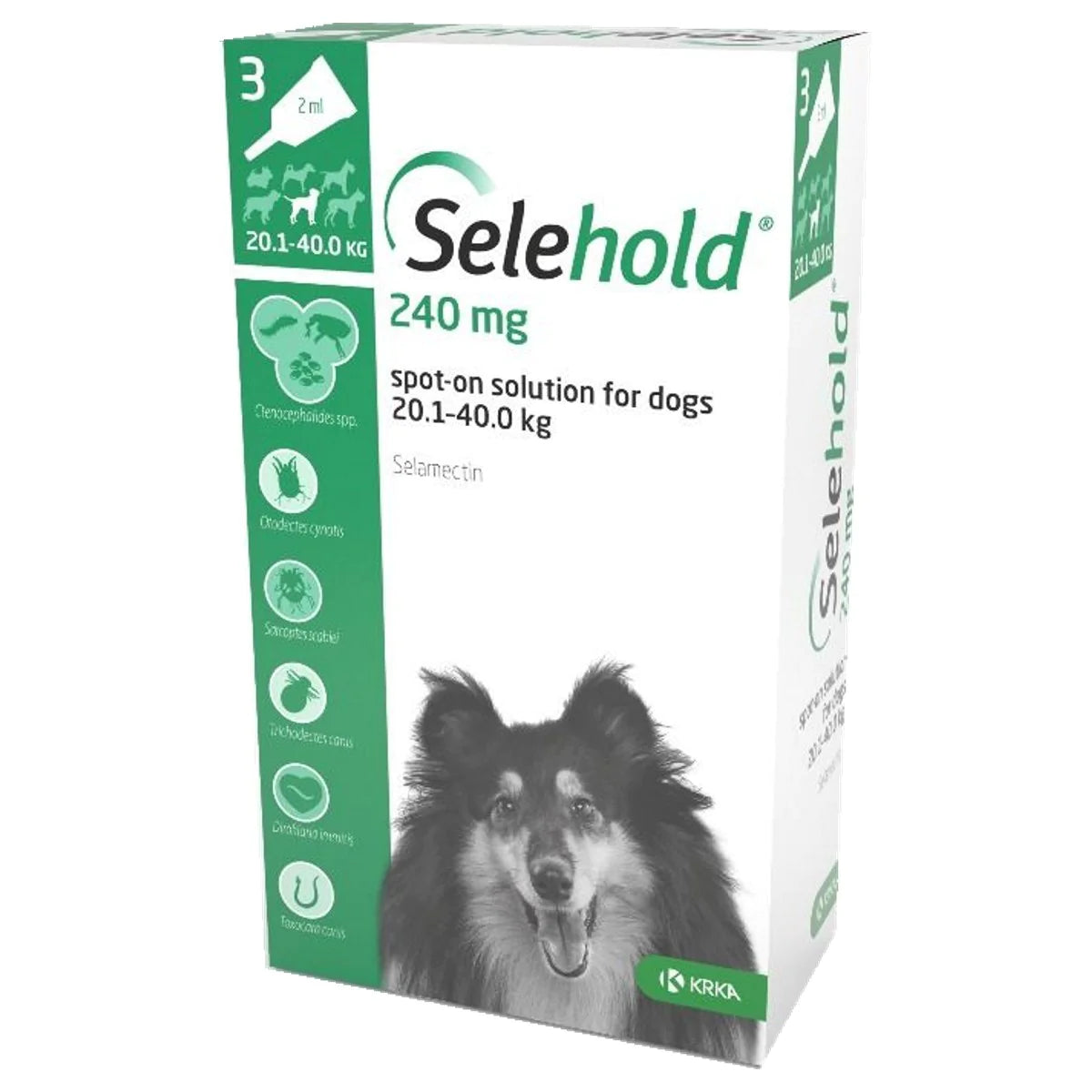 Selehold 預防寄生蟲滴劑 (3支裝)
