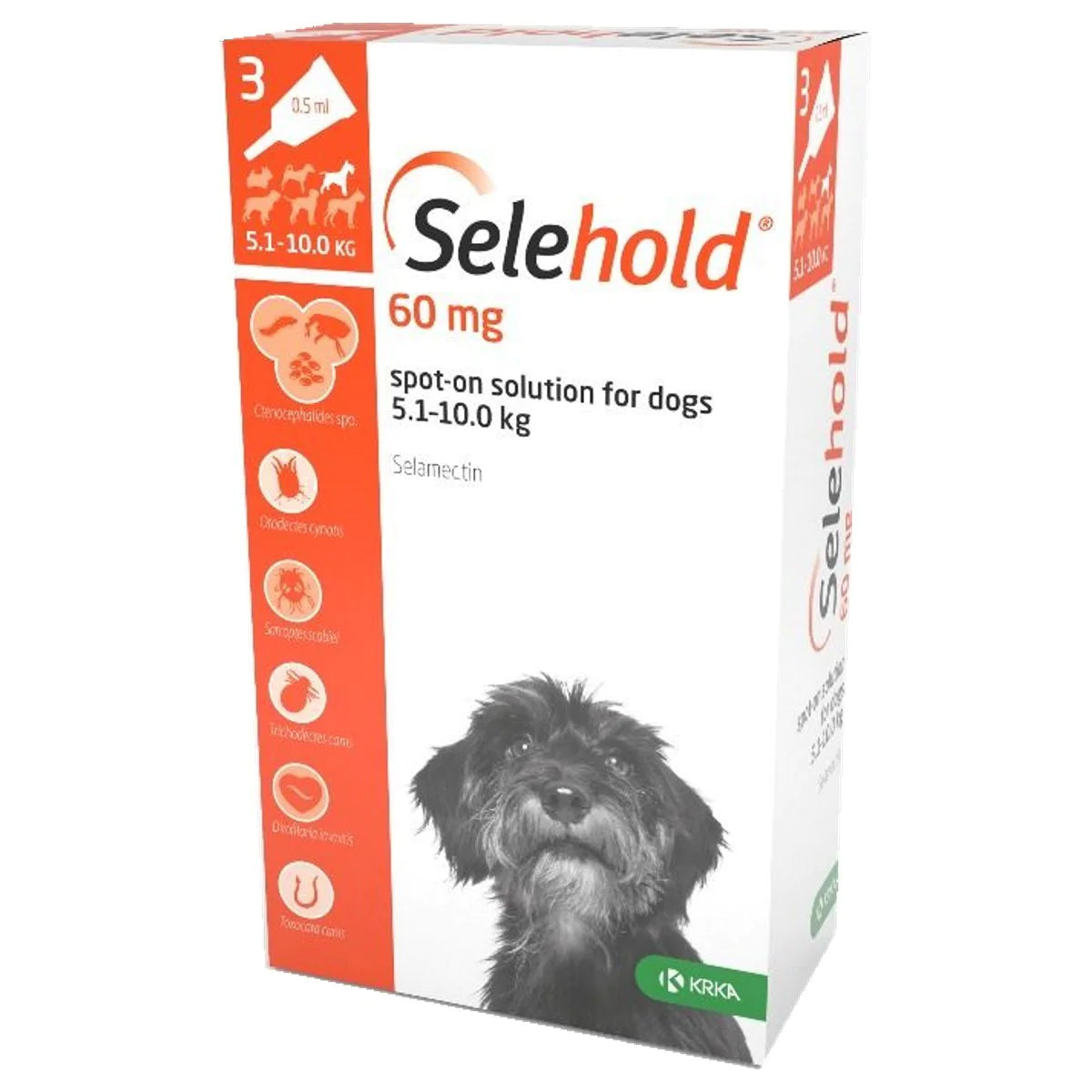 Selehold 預防寄生蟲滴劑 (3支裝)