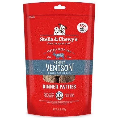 Stella & Chewy's 凍乾狗糧脫水肉餅 - 單一鹿肉配方