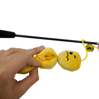 Meow_咖哩魚蛋毛絨逗貓棒