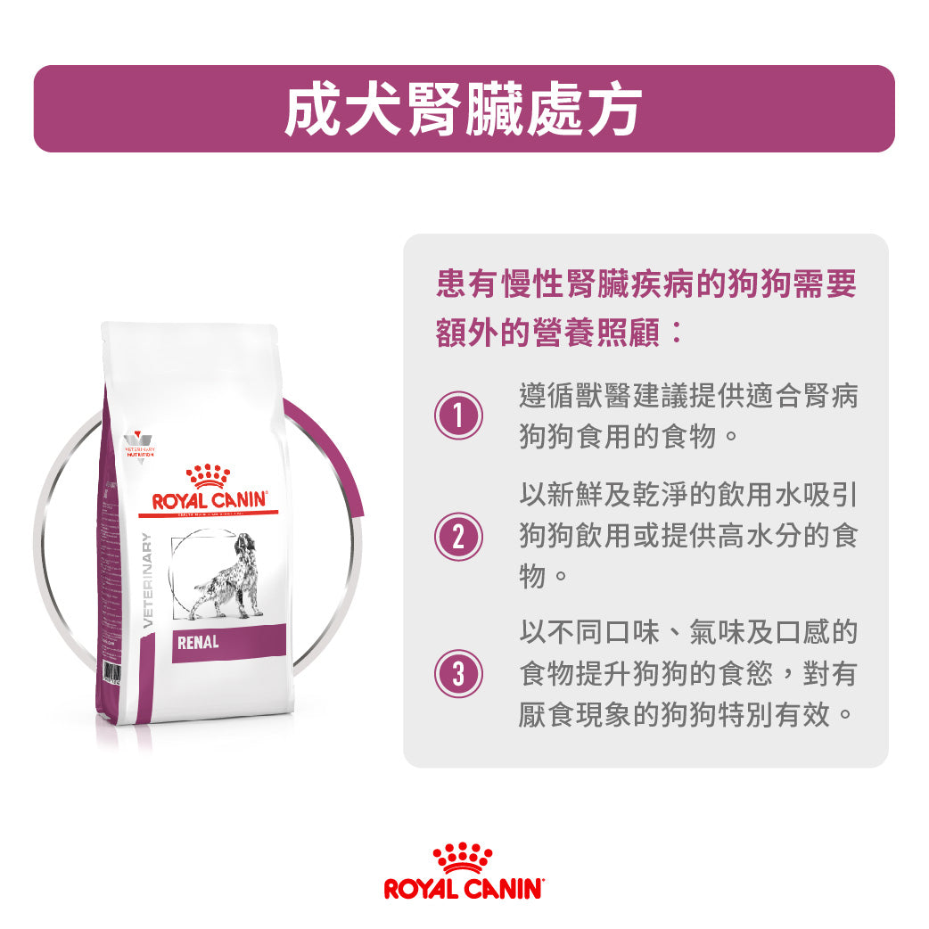 Royal Canin - VHN Dog Renal 成犬腎臟處方糧