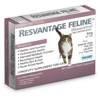 Resvantage® 白藜蘆醇貓用保健品-老年及癌症貓配方(30粒裝)