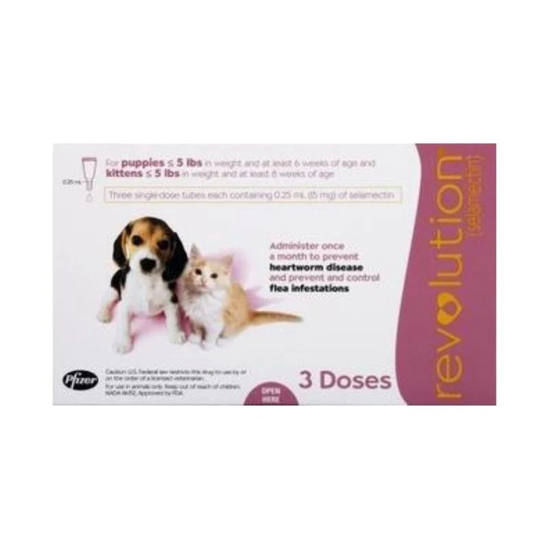 Revolution for Cats and Dogs (預防跳蚤、心絲蟲病、蛔蟲、鉤蟲、耳蟎)