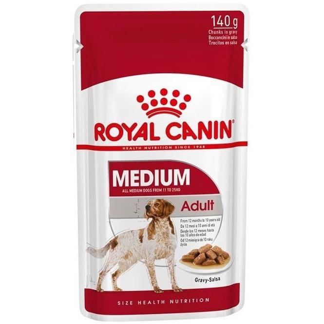Royal Canin 法國皇家狗濕糧 - 中型成犬(肉汁) Medium Adult (Gravy) 140g