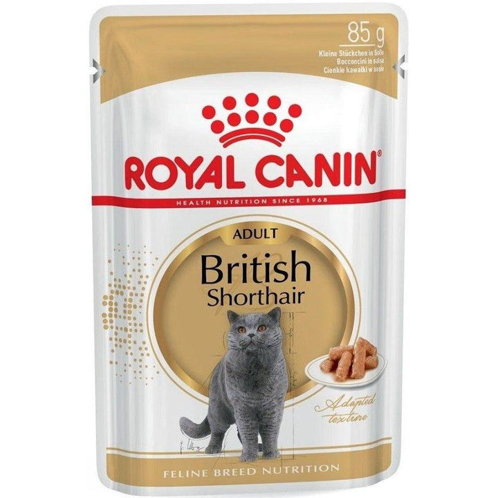 Royal Canin 法國皇家貓濕糧 - 英國短毛成貓 (肉汁) British Shorthair Adult (Gravy) 85g