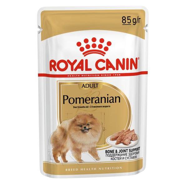 Royal Canin 法國皇家狗濕糧 - 松鼠犬成犬 (肉塊) Pomeranian Adult (Loaf) 85g