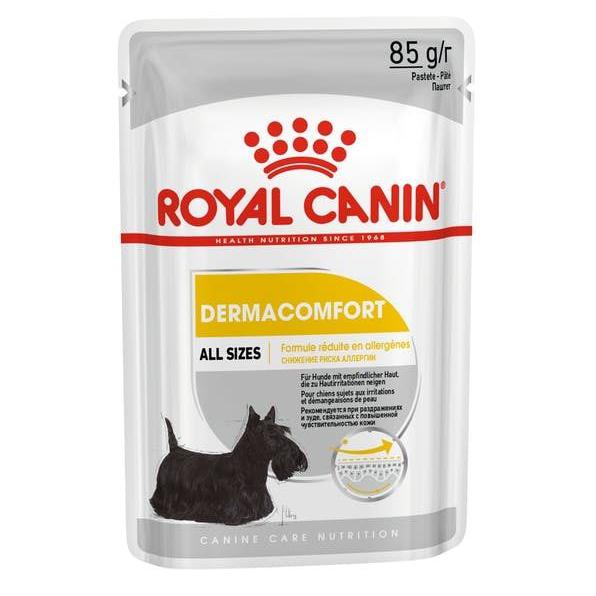 Royal Canin 法國皇家狗濕糧 - 成犬皮膚舒緩加護主食濕糧 (肉塊) DERMACOMFORT (LOAF) 85g