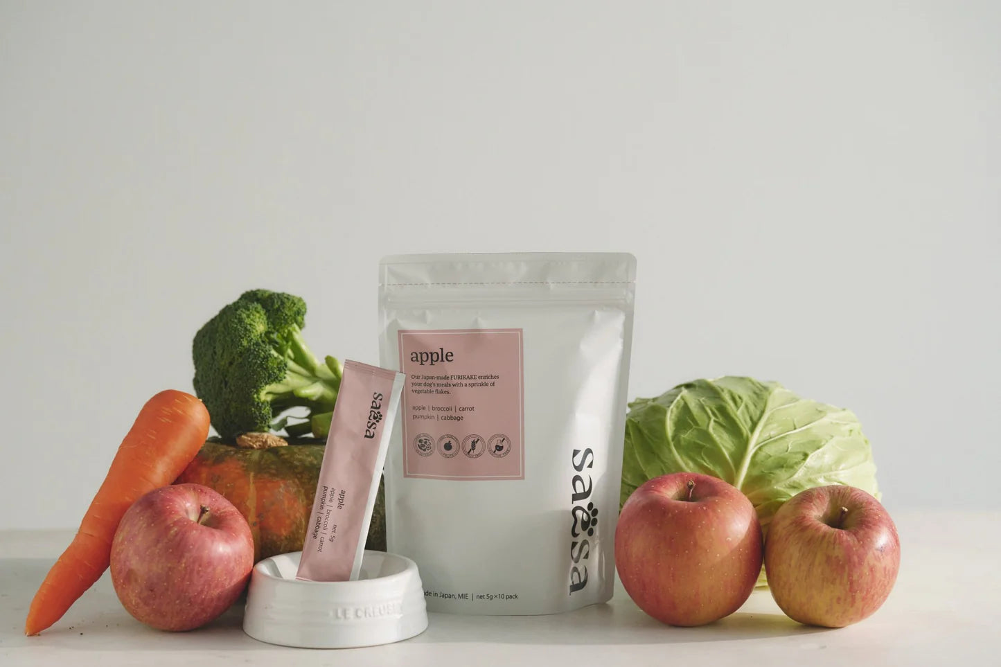 Saesa 日本無添加蔬菜拌料 - 蘋果．apple 5g × 10