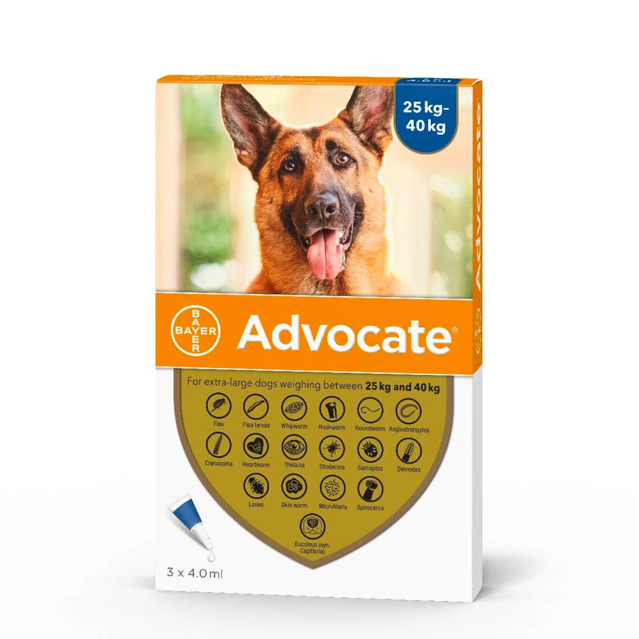 [31-01-2027] 德國拜耳 Bayer (Elanco) 犬用 Advocate 心疥爽 25-40kg