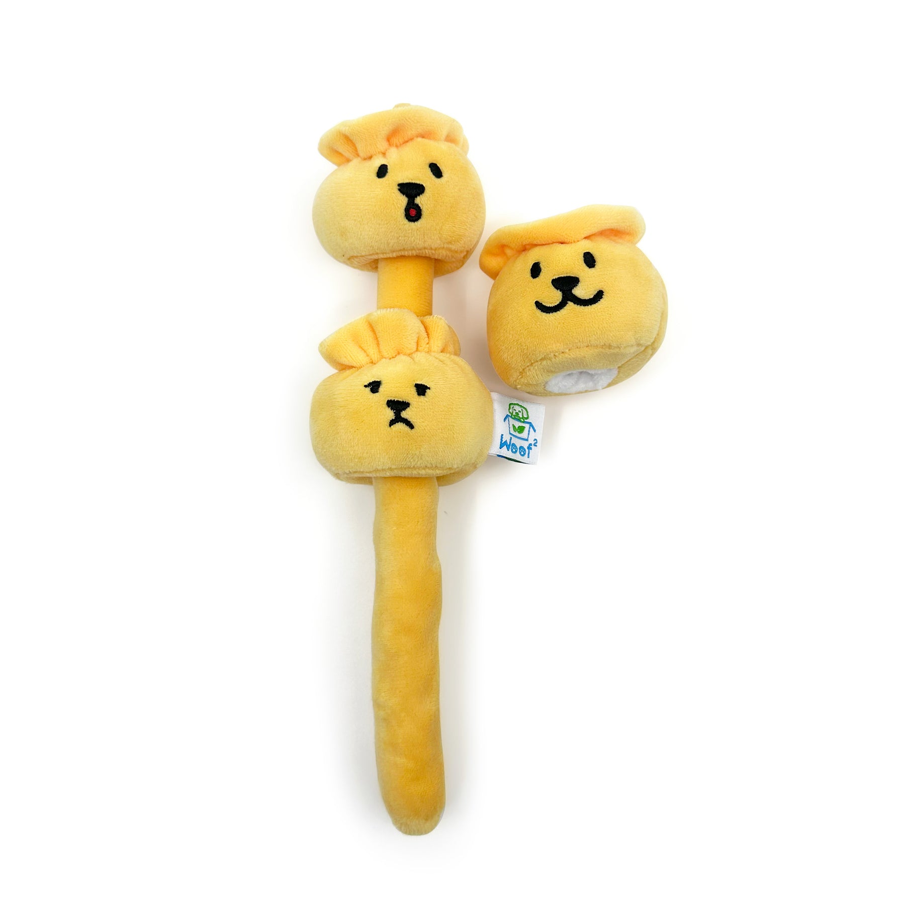 Woof_燒賣兄弟毛絨寵物玩具