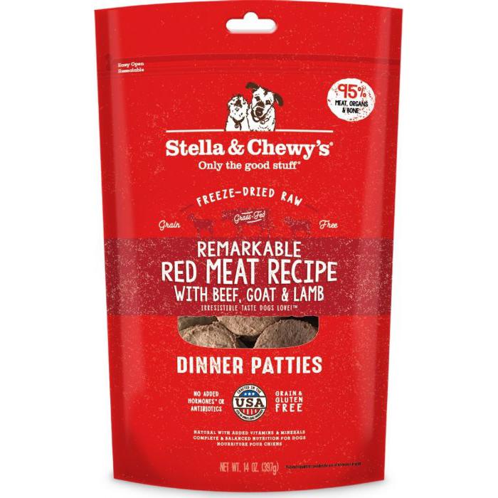 Stella & Chewy's 凍乾狗糧脫水肉餅 - 非凡紅肉-羊肉牛肉山羊肉配方