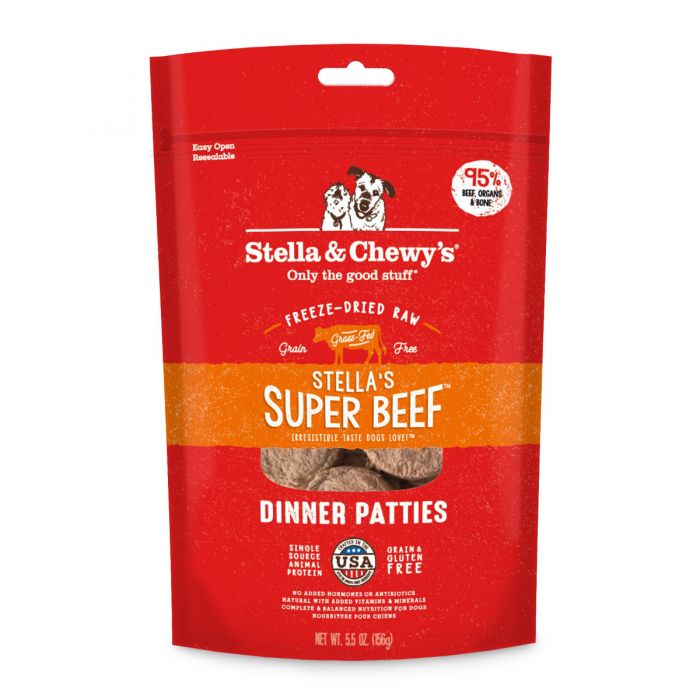 Stella & Chewy's 凍乾狗糧脫水肉餅 - 牛魔王 牛肉 配方