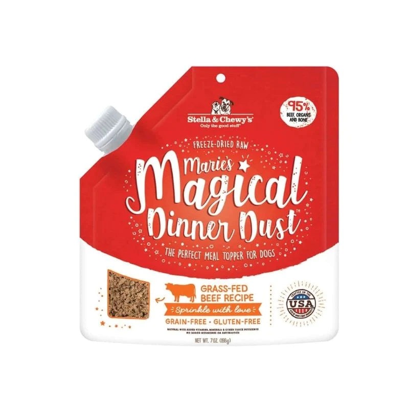 Stella & Chewy's 凍乾脫水狗糧 魔幻肉塵系列 - 草飼牛配方-7oz / Marie's Magical Dinner Dust Grass Fed Beef Recipe 7oz