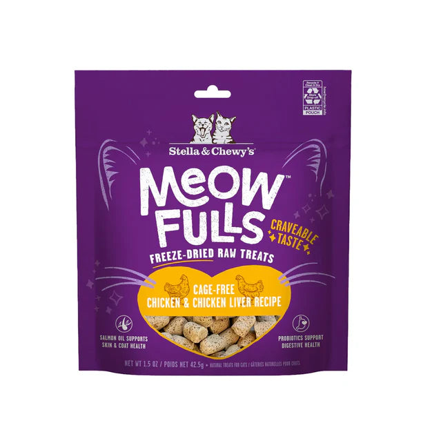 Stella & Chewy's - 喵呼！雞肉+雞肝凍乾小食 Meowfulls Chicken & Chicken Liver Recipe