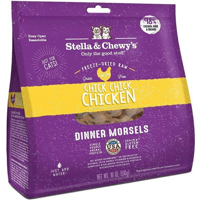 Stella & Chewy's 貓凍乾脫水肉粒 - 籠外鳳鳯(雞肉)配方