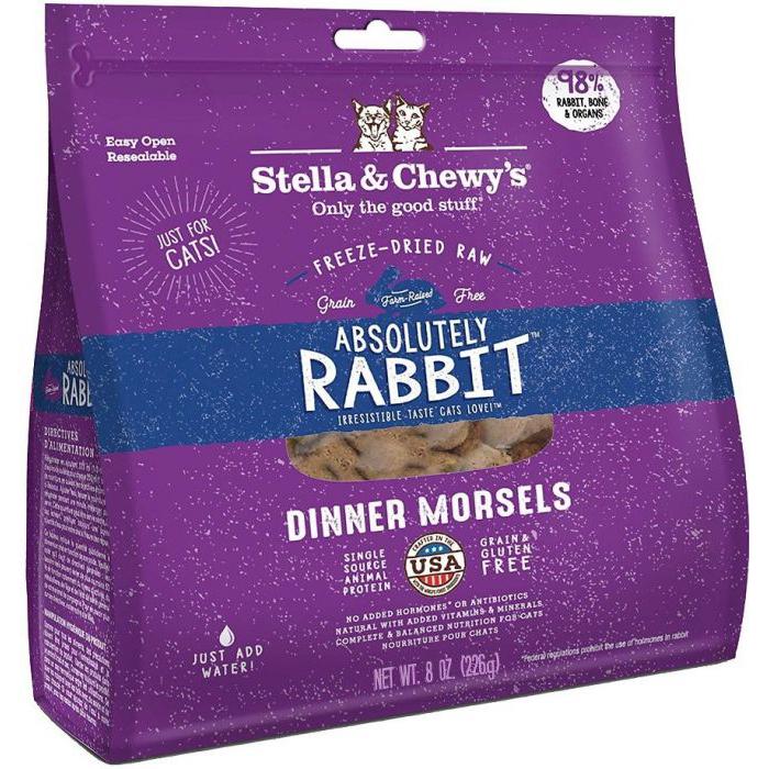 Stella & Chewy's 貓凍乾脫水肉粒 - 極度兔惑 兔肉 配方