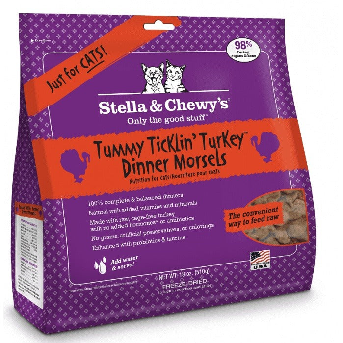 Stella & Chewy's 貓凍乾脫水肉粒 - 開胃火雞 (火雞肉)配方