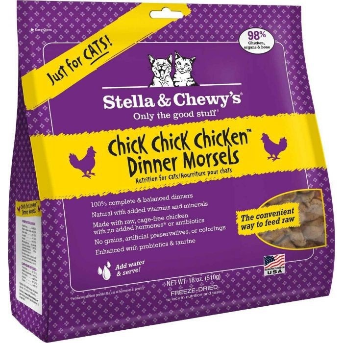 Stella & Chewy's 貓凍乾脫水肉粒 - 籠外鳳鳯(雞肉)配方