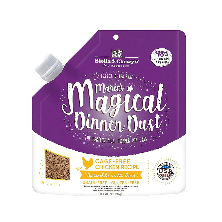 Stella & Chewy's 凍乾脫水貓糧 魔幻肉塵系列 - 放養雞配方 7oz / Marie's Magical Dinner Dust Cage-Free Chicken Recipe 7oz