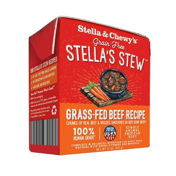 Stella & Chewy's 美國狗濕糧 - 慢煮雜錦系列 - 草飼牛肉配方 11oz
