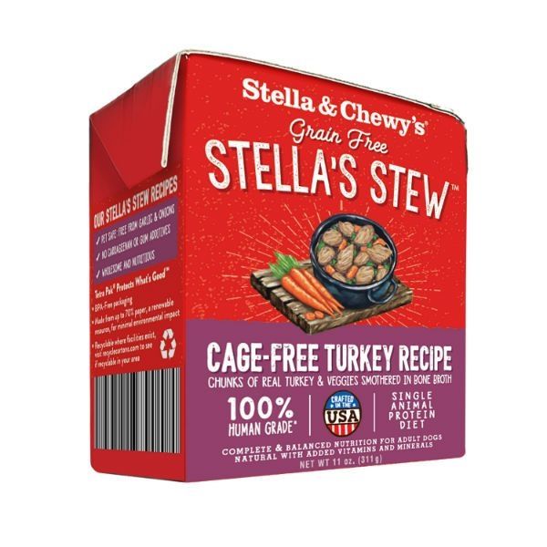 Stella & Chewy's 美國狗濕糧 - 慢煮雜錦系列 - 放養火雞肉配方 11oz