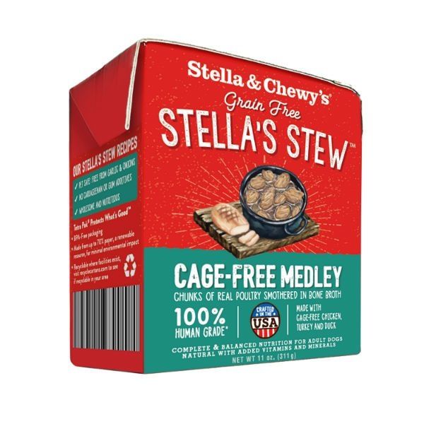 Stella & Chewy's 美國狗濕糧 - 慢煮雜錦系列 - 籠外(雞火雞鴨肉)配方 11oz