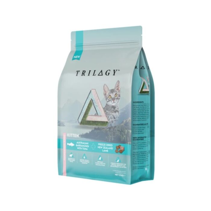 TRILOGY 無穀幼貓糧 - 澳洲尖吻鱸魚及吞拿魚 + 紐西蘭羊肺凍乾