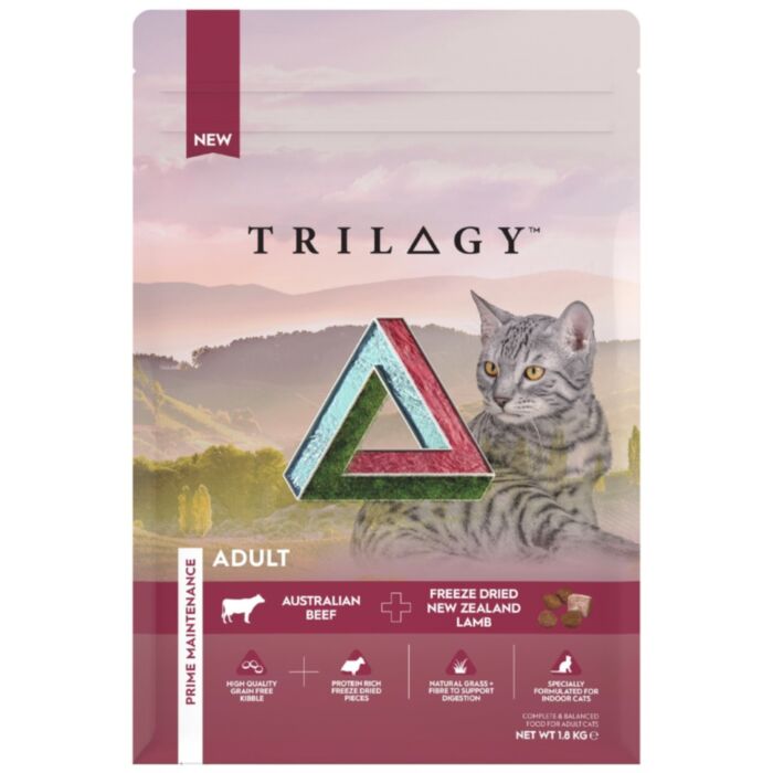 TRILOGY 無穀成貓糧 - 澳洲牛肉 + 紐西蘭羊肺凍乾