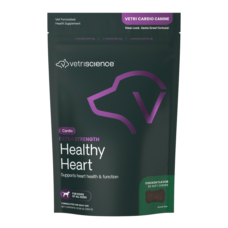 VetriScience - Vetri Cardio Canin 60 Bite-Sized Chews 狗狗心臟保健咀嚼片-60粒