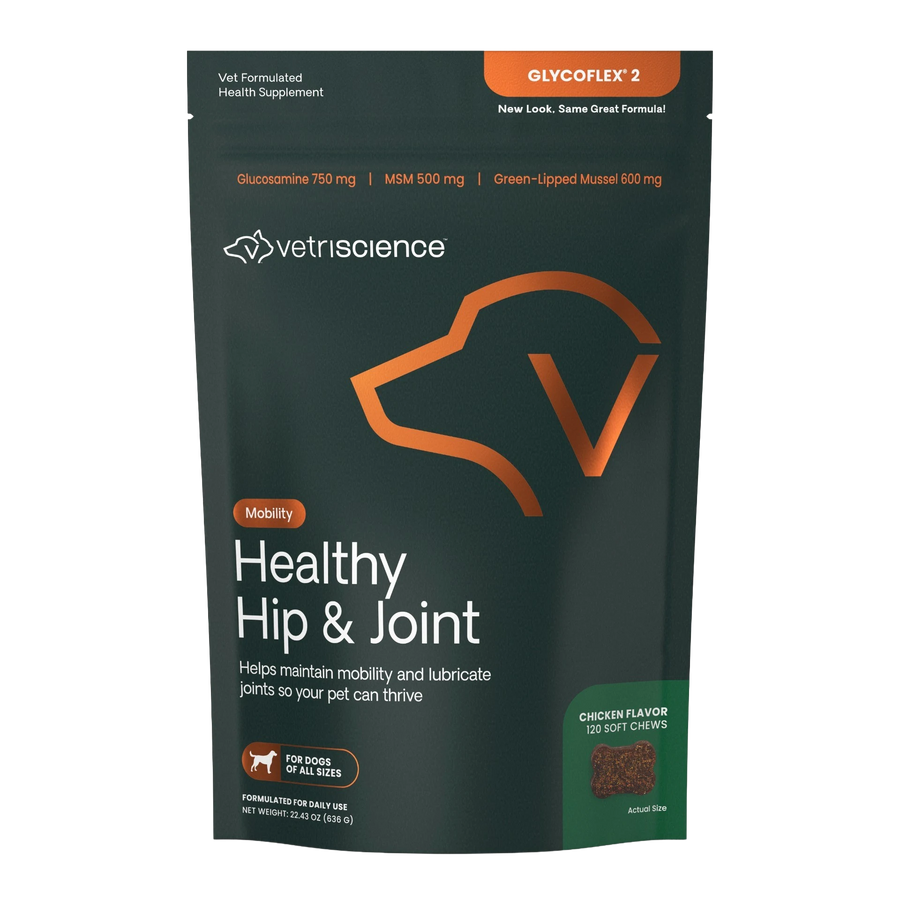 VetriScience - Glyco Flex 2 狗隻關節保健咀嚼肉粒 (120粒-包裝)